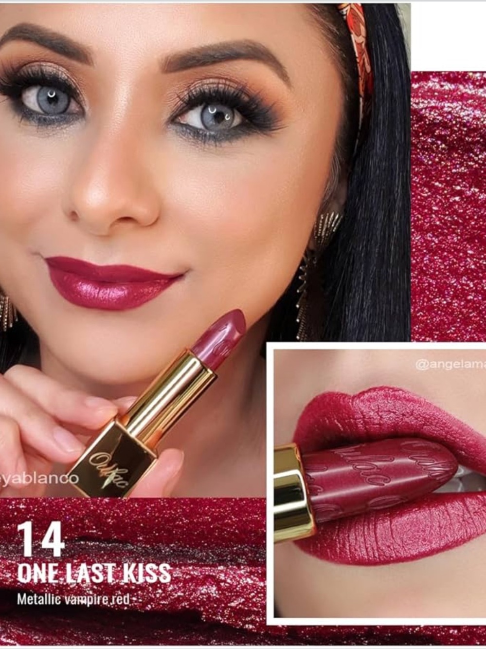 Oulac “One Last Kiss” Metallic Shine Lipstick